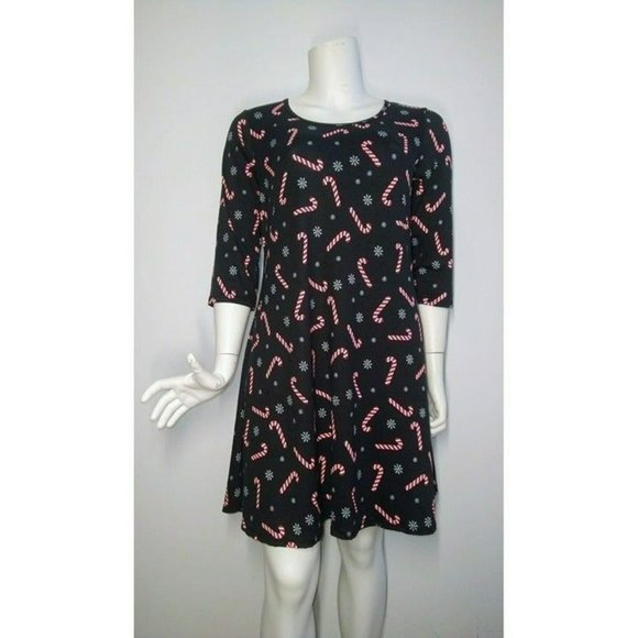 Holiday Christmas cheer Tunic Dress Plus size 1X 2X and 3X - Picture 2 of 7
